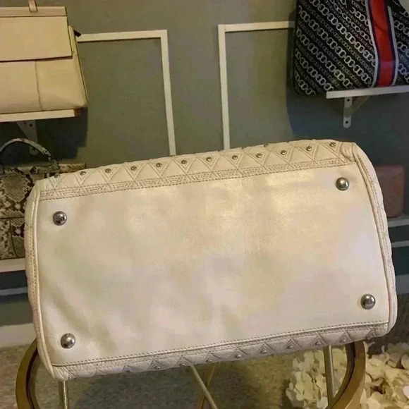 Versace Leather satchel color cream soft Leather - Picture 8 of 16